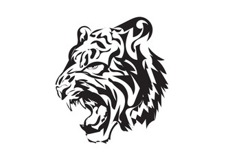tiger head vector