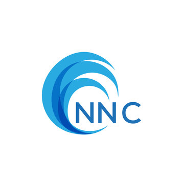 NNC letter logo. NNC blue image on white background. NNC Monogram logo design for entrepreneur and business. NNC best icon.
