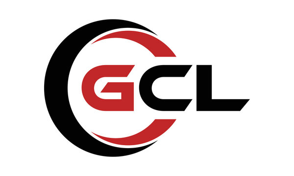 GCL three letter swoosh logo design vector template | monogram logo | abstract logo | wordmark logo | letter mark logo | business logo | brand logo | flat logo | minimalist logo | text | word | symbol