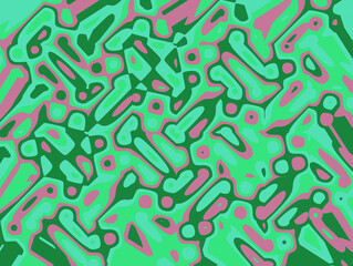 Abstract and contemporary wrapping paper design