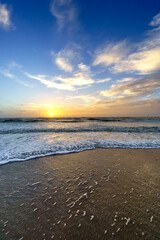 sunset on the beach, Zandvoort
