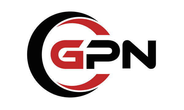 GPN three letter swoosh logo design vector template | monogram logo | abstract logo | wordmark logo | letter mark logo | business logo | brand logo | flat logo | minimalist logo | text | word | symbol