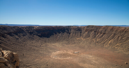 Meteor Crater Lanbdmark, Arizona,