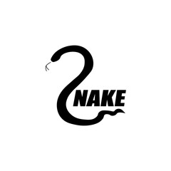 silhouette of a snake 