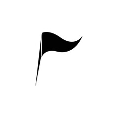 black triangle flag icon