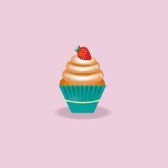 cupcake with icing