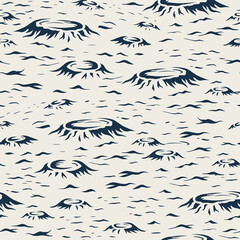 Space surface monochrome pattern seamless © DGIM studio