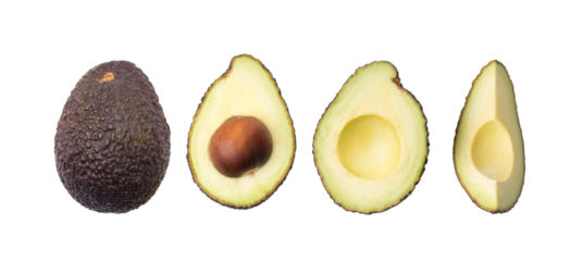 Fresh avocado isolated