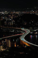 Fototapeta na wymiar 福岡タワーからの夜景