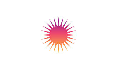 Sunset logo design, Sunrise logo design, sun logo, simple logo