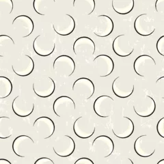 Türaufkleber seamless abstract background pattern, with circles, semicircles, paint strokes and splashes © Kirsten Hinte