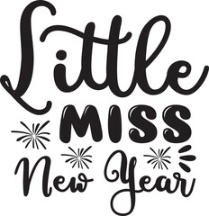 Happy new year svg cut files