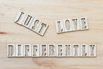 just love differently