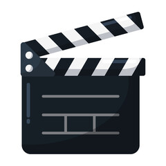 Clapperboard icon.
