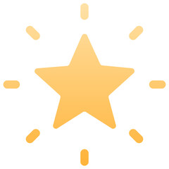 Christmas Star light icon