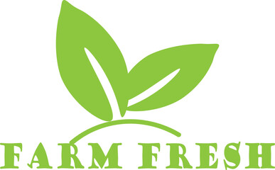 Farm fresh foods logo vector