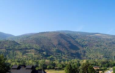 Paisaje de montaña en Galicia