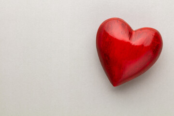 Obraz premium Valentines Day greeting card with heart.