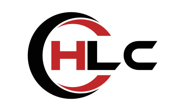 HLC three letter swoosh logo design vector template | monogram logo | abstract logo | wordmark logo | letter mark logo | business logo | brand logo | flat logo | minimalist logo | text | word | symbol