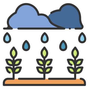 rain plant icon