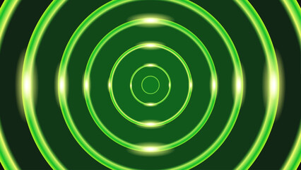 black background banner with a luxurious style glowing green circle, suitable for brochures, flyers, banners, promotions, advertisements, and others