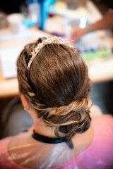 Brautstyling, Haare, Friseur, Hochsteckfrisur, Frau, Styling, Stylistin, Stylist, Make Up, Getting Ready, Braut