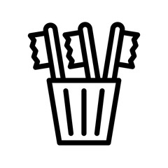 Toothbrush icon template