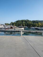 Istinye, Sariyer district, Istanbul Turkey. 28 August 2022. İstinye houses and marina. 