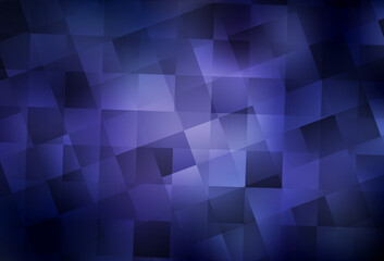 Obraz premium Dark Purple vector background with rectangles.