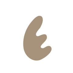 Abstract shapes. free form liquid for decorating greeting cards