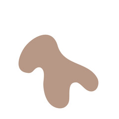 Abstract shapes. free form liquid for decorating greeting cards