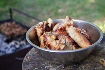 grilled shrimp on a grill