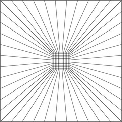 Obraz premium abstract 3D thin line wireframe for futuristic design element