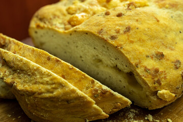 Asiago Cheese Bread Loaf - Fresh Homemade 