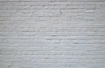 An old white brick wall.