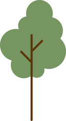 cute simple tree illustration