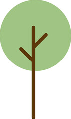 cute simple tree illustration