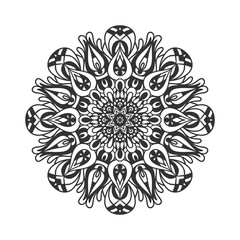 Ethnic Mandala Round Ornament Pattern 