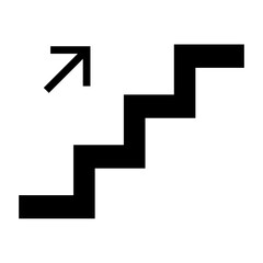 Step up icon.