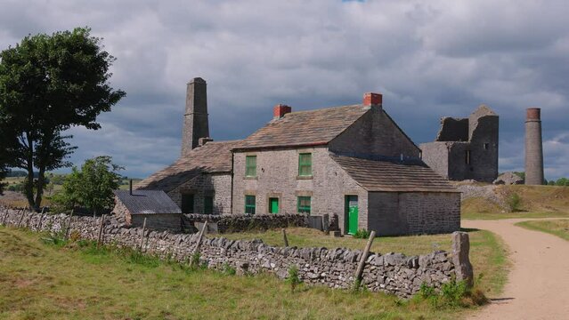 Ancient Ruins of Magpie Mine in the Peak District - travel photography