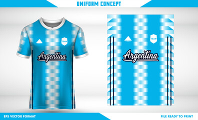 Sport Wear uniform concept Argentina