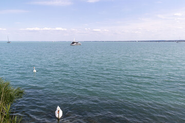 Fototapeta na wymiar Balaton lake in Siofok Hungary