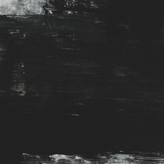 Abstract painting. Black and white image. Versatile artistic backdrop for creative design projects: posters, banners, postcards, magazines, covers, prints and wallpapers. Acrylic on canvas.