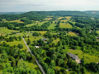 Tennessee country side in Cookeville, Tennessee