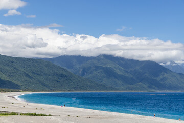 Hualien Qixingtan Beach in Taiwan