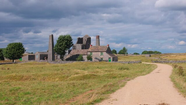 Ancient Ruins of Magpie Mine in the Peak District - travel photography