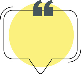 Quote bubbles, Quote frames templates. Text in brackets, citation empty speech bubbles, Textbox isolated, PNG file.