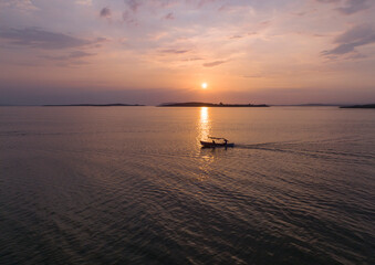 Fototapeta premium Golyazi Island Drone Photo, Nilufer Bursa, Turkey 