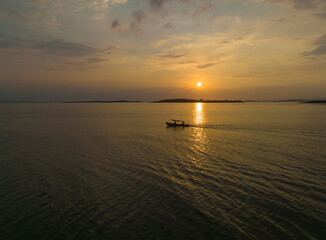 Golyazi Island Drone Photo, Nilufer Bursa, Turkey 