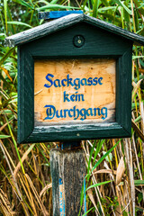 no trespassing sign in germany